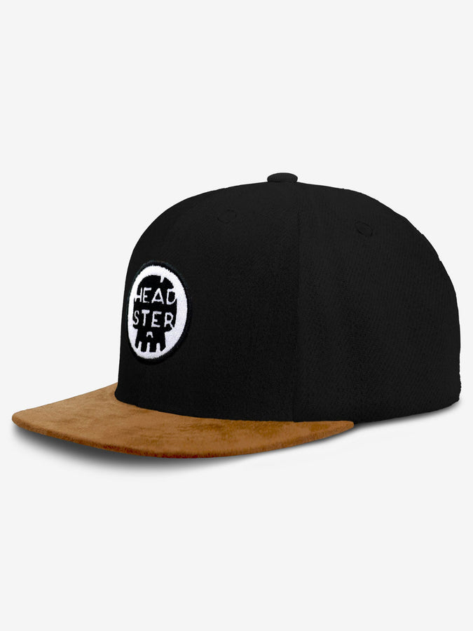 Headster Callback Suede Snapback Hat | BLACK