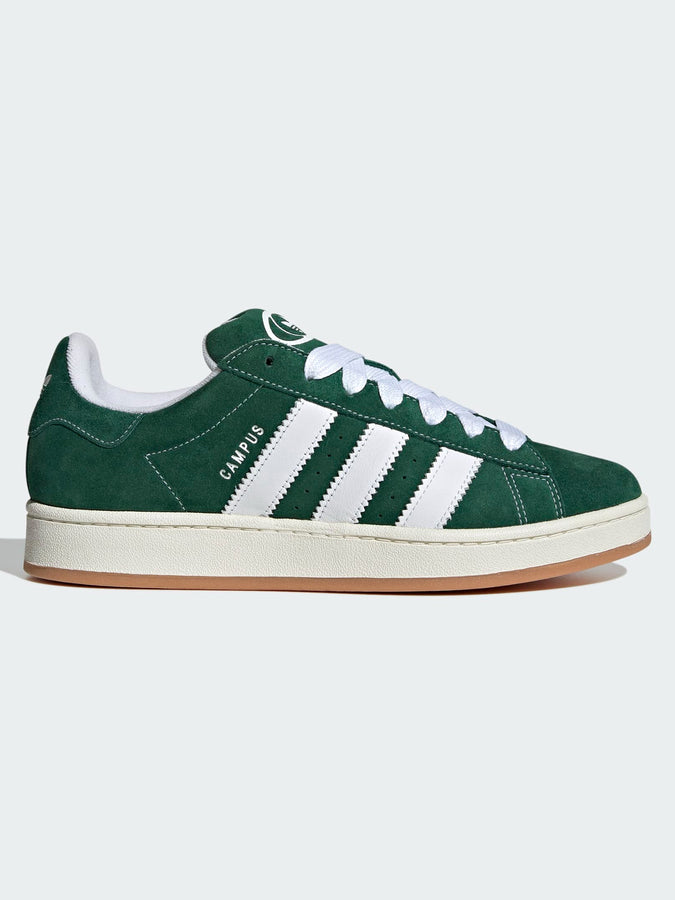 Adidas Campus 00s Dark Green/White/Off White Shoes | DARK GREEN/WHITE/OFF WHITE