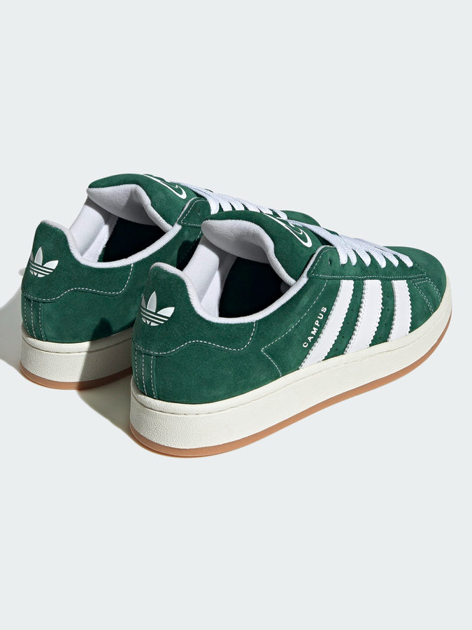Adidas Campus 00s Dark Green/White/Off White Shoes | DARK GREEN/WHITE/OFF WHITE