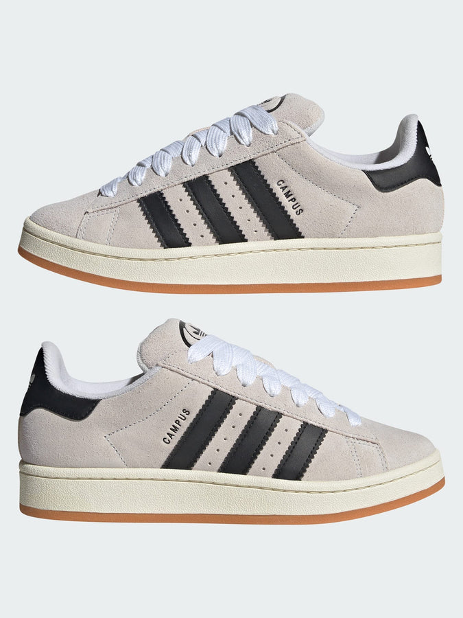 Adidas Campus 00s Crystal White/Core Black/Off White Shoes |CRYSTAL WHITE/BLACK/OFF WHITE