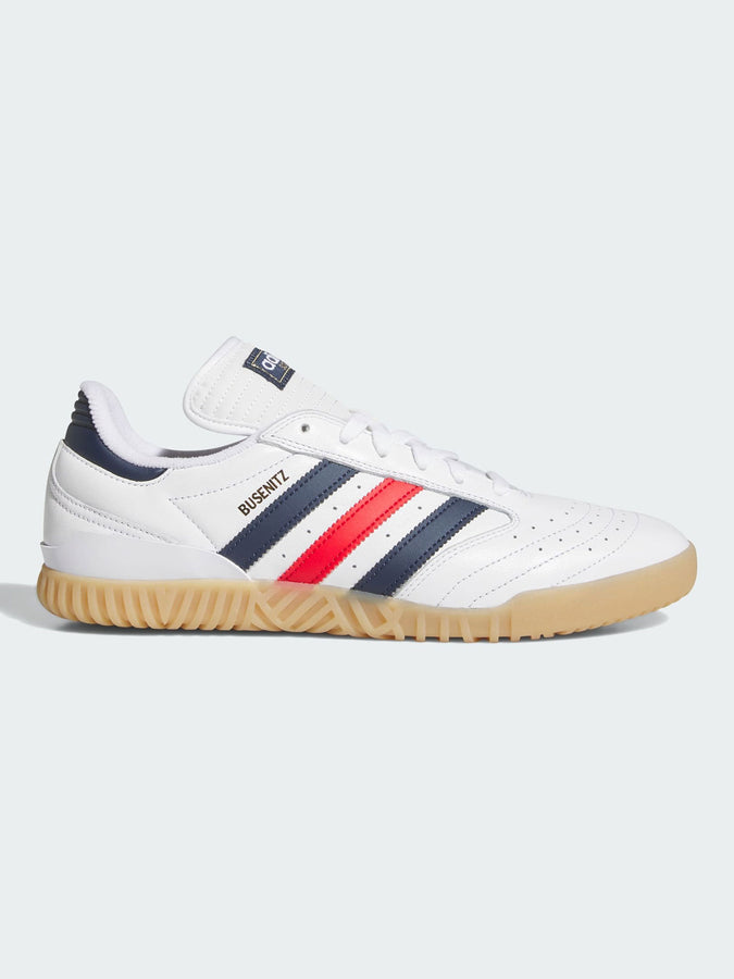 Adidas Busenitz Indoor Super White/Collegiate Navy/Better Scarlet Shoes Spring 2026 | WHITE/CLG NAVY/BETTER SCARLET
