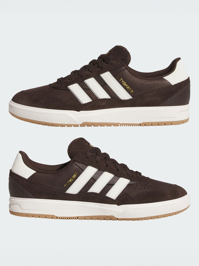 Adidas Tyshawn II Aurora Coffee/Off White Shoes Spring 2026 | AURORA COFFEE/OFF WHT/CHK WHT
