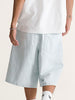 Vans Check-5 Baggy Striped Denim Shorts Spring 2026