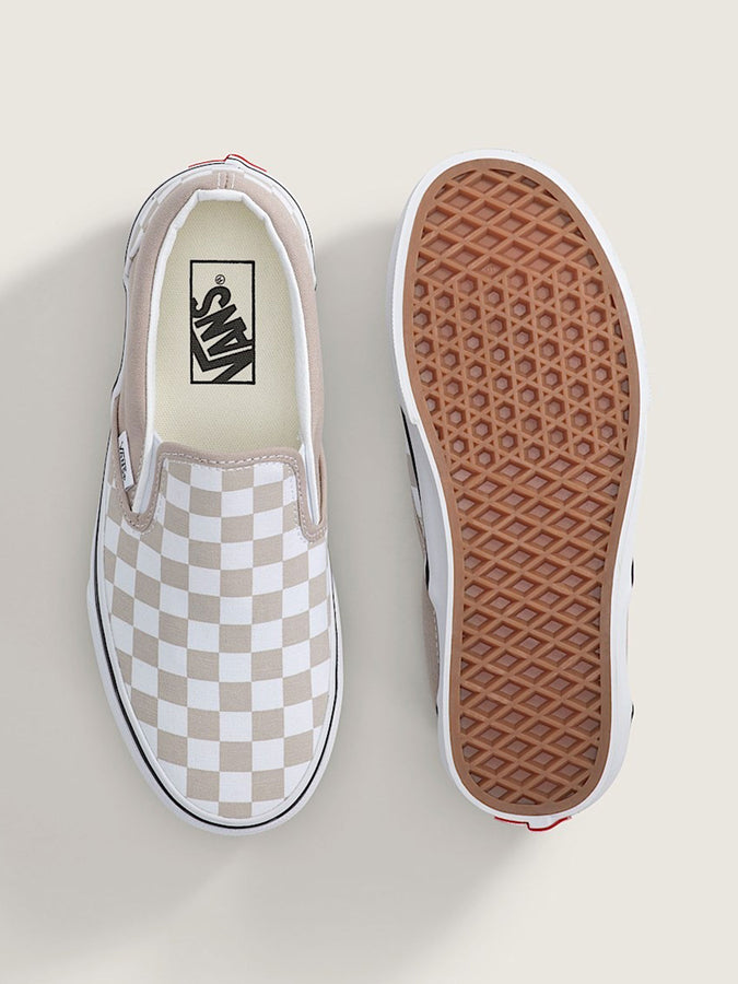 Classic Slip-On Color Checkerboard Mushroom Shoes Spring 2026 | MUSHROOM (H2B)
