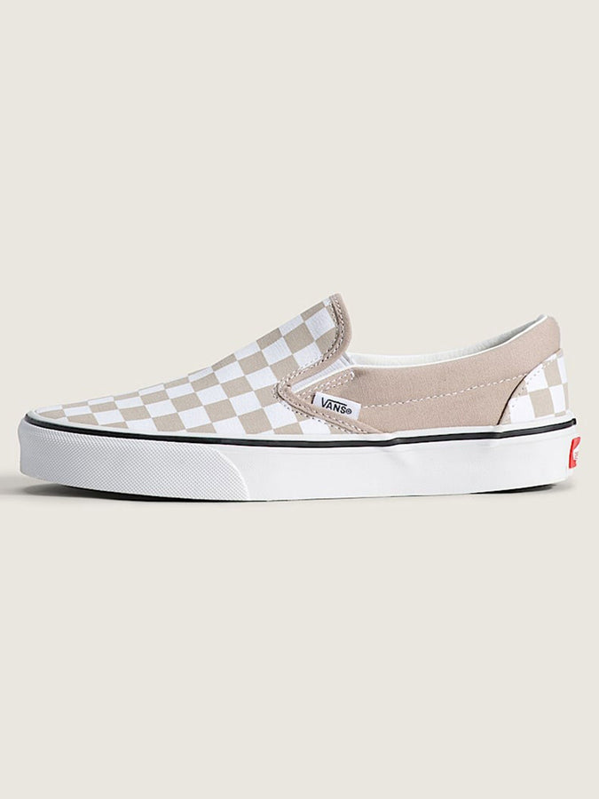 Classic Slip-On Color Checkerboard Mushroom Shoes Spring 2026 | MUSHROOM (H2B)