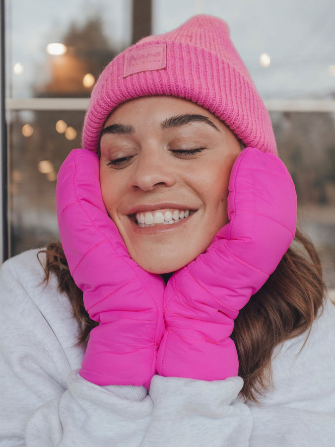 Nana The Brand Jasper Beanie | SUPER PINK