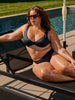 Nana The Brand Chloe Shiny Rib Bikini Top Spring 2026