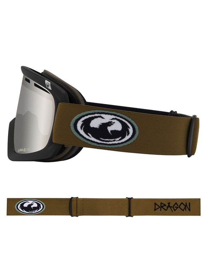 Dragon D1 OTG 2 Old Skool/LL Ion Silver + Spare Lens Goggle | OLD SKOOL/LL SILVER ION