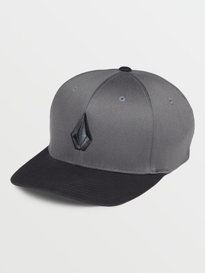 Volcom Full Stone Flexfit Hat | ASPHALT BLACK (ASB)