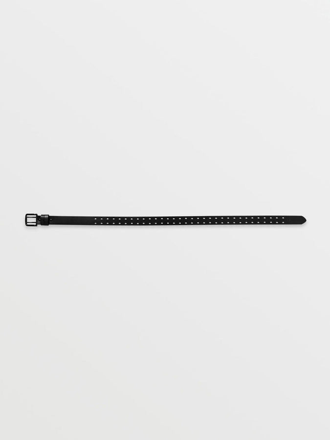 Volcom Two Spike Leather Belt Spring 2025 | BLACK (BLK)