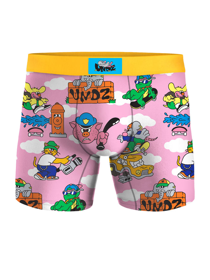 UNDZ Classic Day Skater Pink Boxer | DAY SKATER PINK