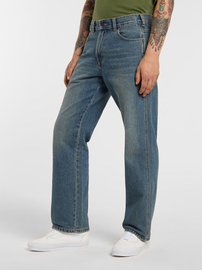 Dickies 954 Relax Straight Work Khaki Blue Jeans Spring 2026 | KHAKI TINTED BLUE (L23)