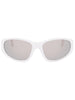 The Box 2 PLR White/LL Silver Ion Sunglasses