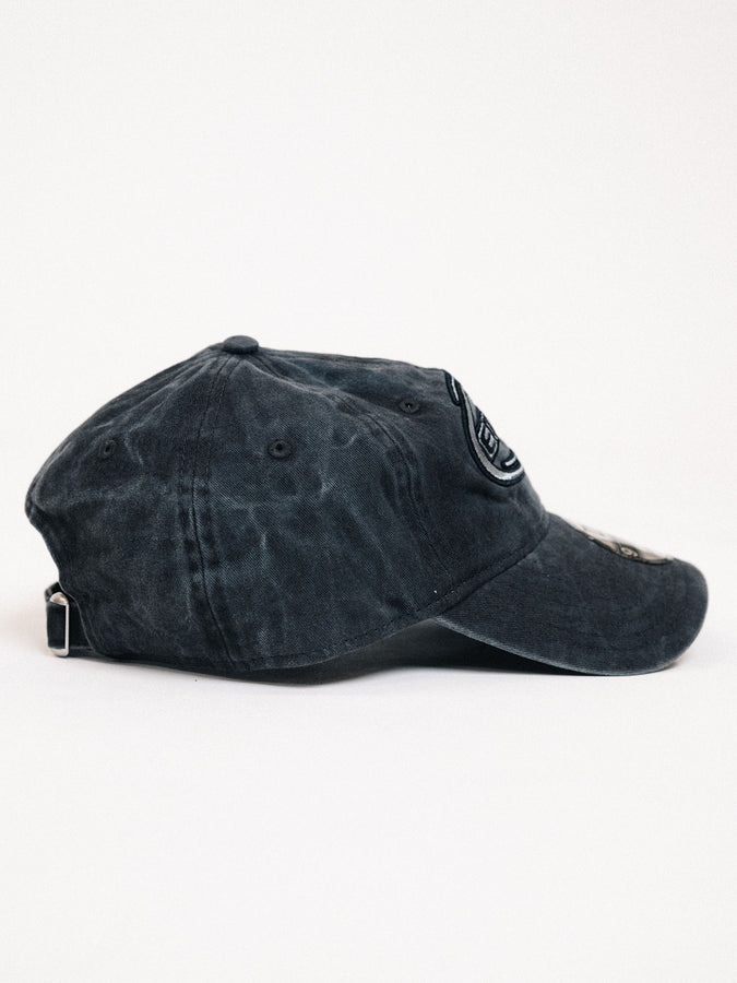 Empire 920 x New Era Washed Black Strapback Hat | WASHED BLACK