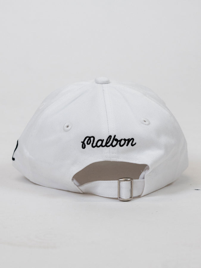Malbon Evergreen Washed Cotton Twill Hat | WHITE