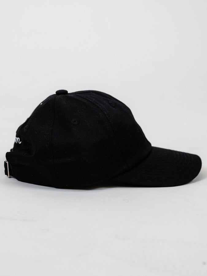 Malbon Evergreen Washed Cotton Twill Hat | BLACK