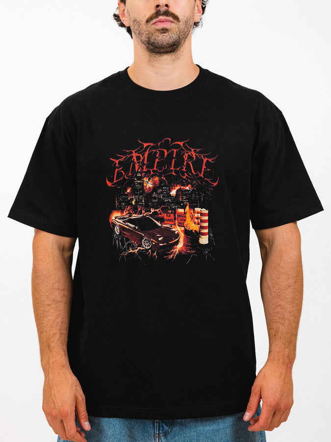 Empire Car Scene T-Shirt Fall 2026 | BLACK