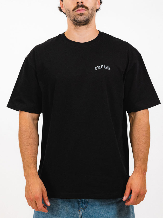 Empire Collegiate Embroidered T-Shirt Fall 2026 | BLACK
