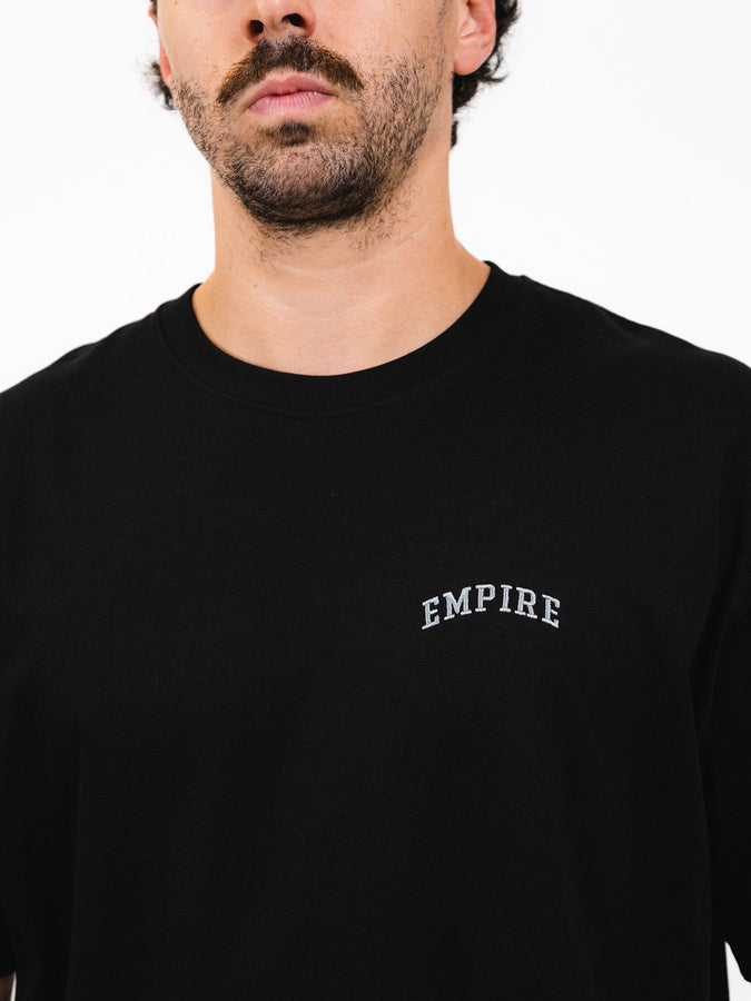 Empire Collegiate Embroidered T-Shirt Fall 2026 | BLACK