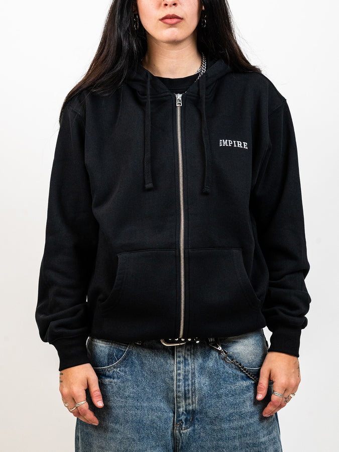 Empire Collegiate Embroidered Zip Hoodie Fall 2026 | BLACK