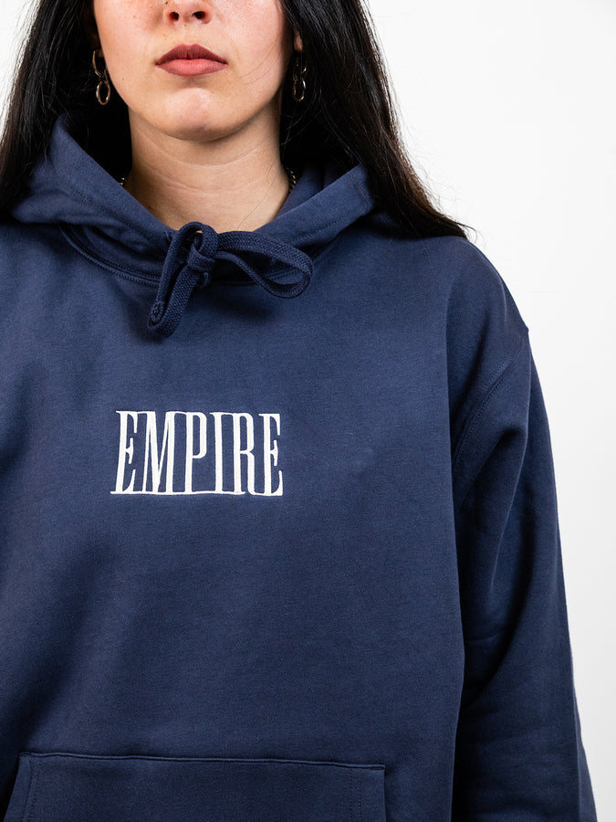 Empire Block Embroidered Hoodie Fall 2026 | NAVY