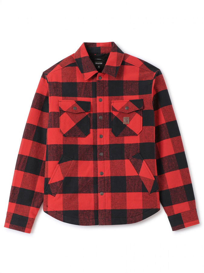 Brixton Durham Lined Jacket Fall 2026 | RED/BLACK BUFFALO PLAID
