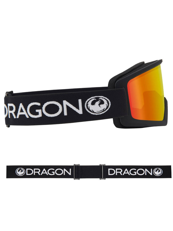 Dragon DX3 OTG Black Ion/LL Red Ion Goggle | BLACK/LL RED ION