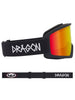Dragon DX3 L OTG Old Skool/LL Red Ion Goggle