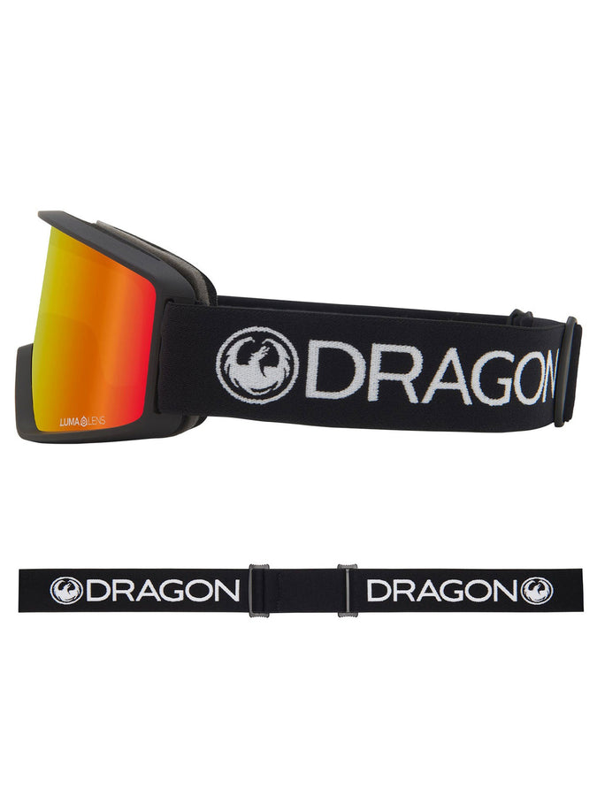 Dragon DXT OTG 2 Black/LL Red Ion Goggle | BLACK/LL RED ION