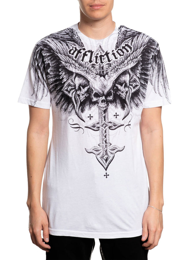 Affliction Death Eyes T-Shirt Fall 2026 | VINTAGE WHITE