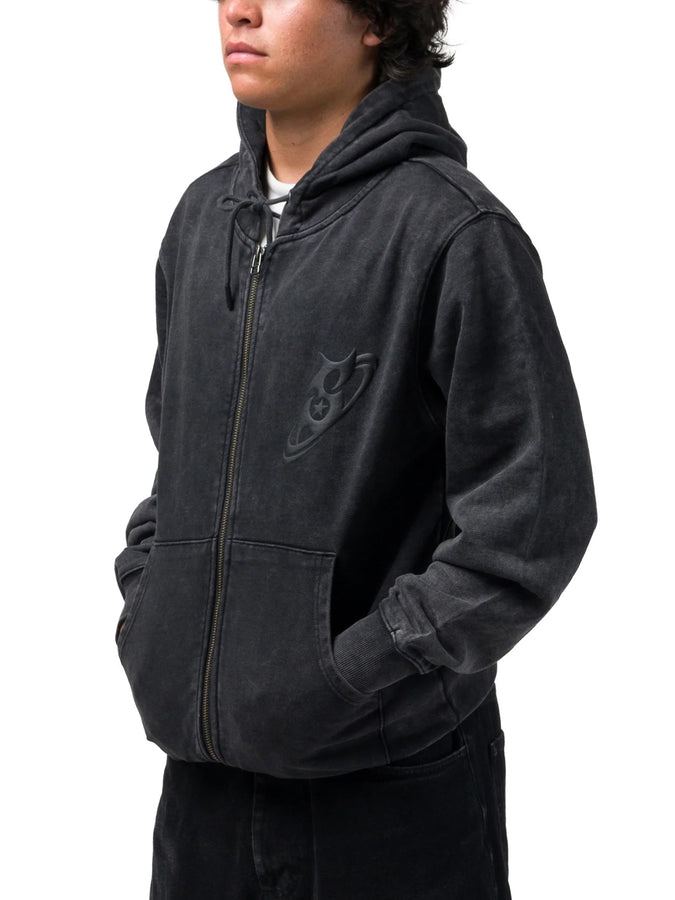Souvenir Dirty Zip Hoodie Fall 2026 | DIRTY BLACK