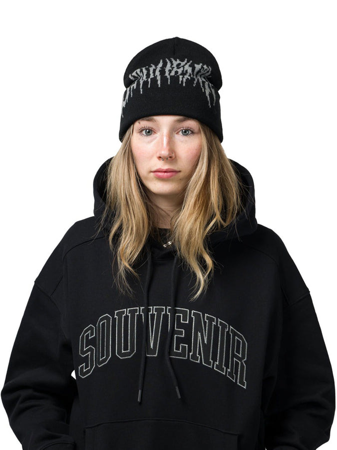 Souvenir Dirty Cuff Beanie | BLACK