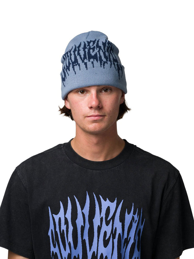Souvenir Dirty Cuff Beanie | BLUE FOG 