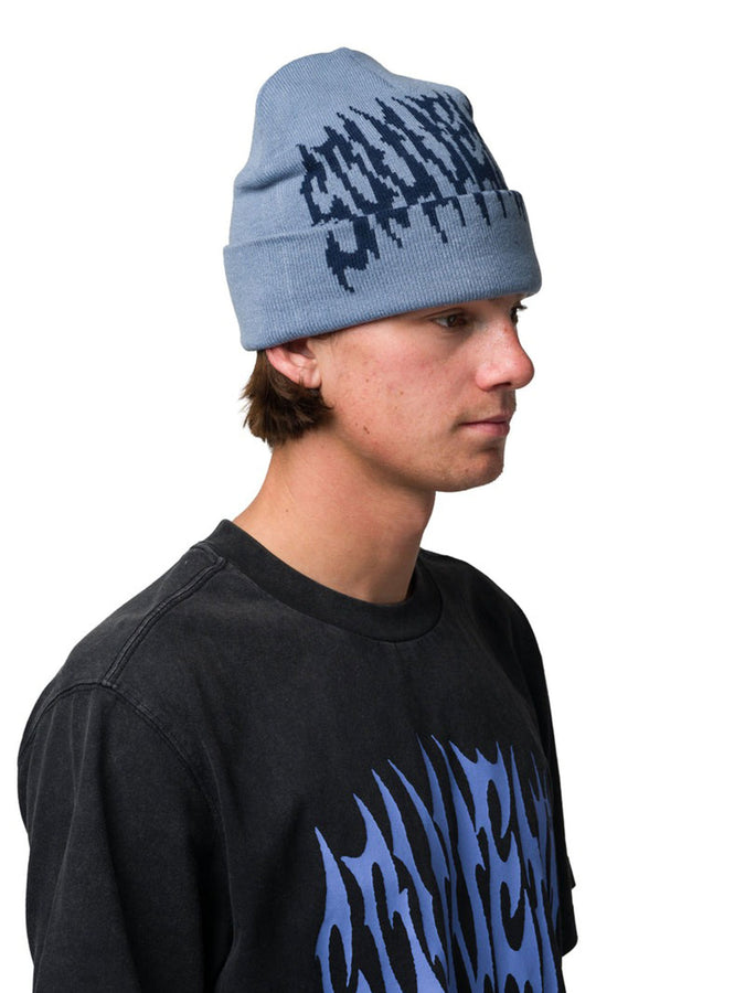 Souvenir Dirty Cuff Beanie | BLUE FOG 