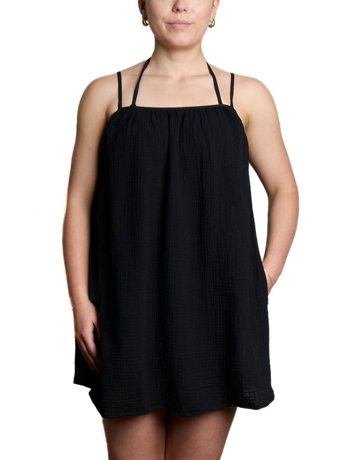 Nana The Brand Lise Dress Cover-Up Summer 2026 | BLACK (B01)