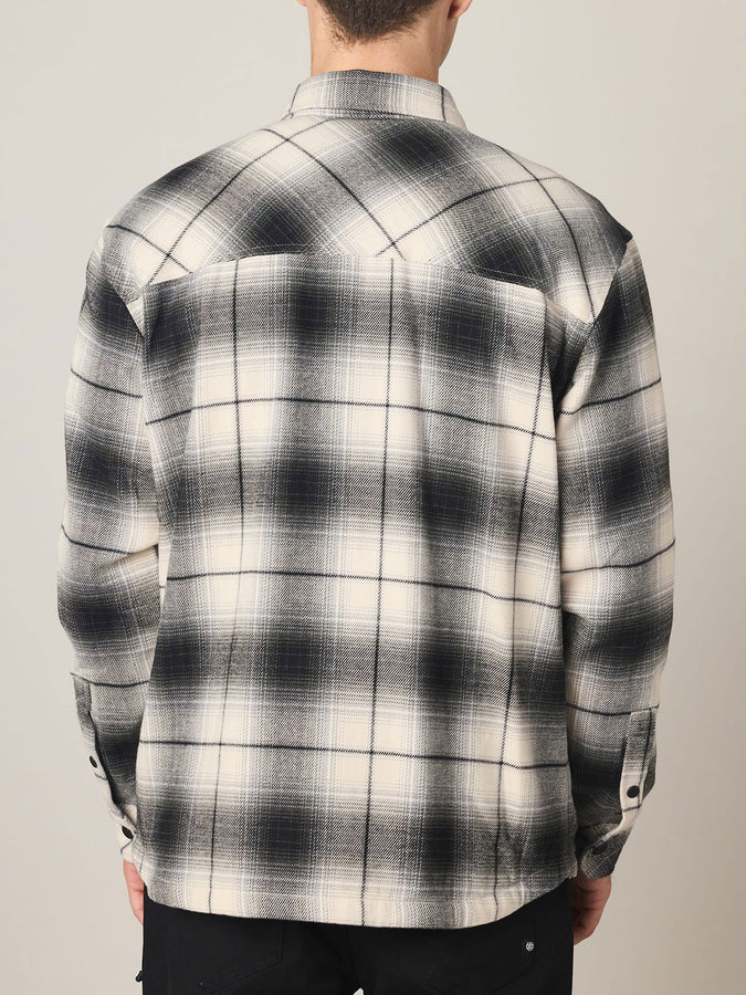 686 Heat-Grid Flannel Long Sleeve Buttondown Shirt Fall 2026 | LIMESTONE (LMST)