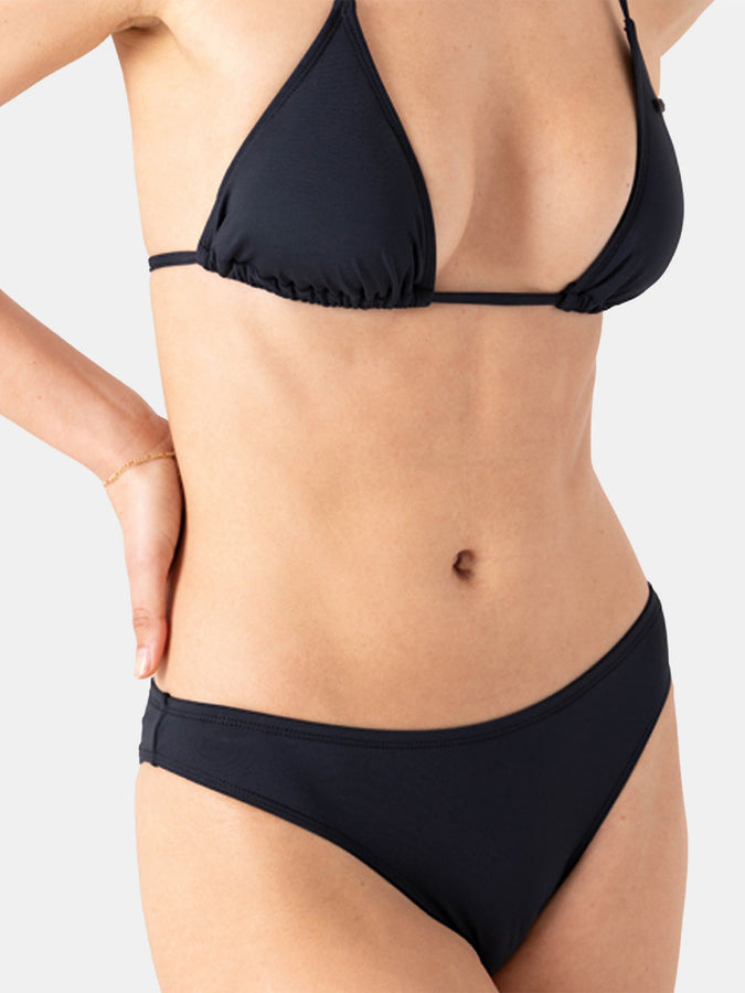 Roxy Solid Beach Classics Moderate Bikini Bottom Spring 2026 | ANTHRACITE (KVJ0)