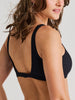 ES Black Recycled Rib Crop V-Neck Bikini Top Summer 2026
