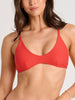 Everyday Sunday Red Tulip Crop Stripe Bikini Top Spring 2026