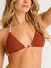 ES Rustic Cinnamon Triangle Beads Bikini Top Summer 2026