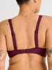 ES Black Cherry Crop Front Twist Bikini Top Summer 2026