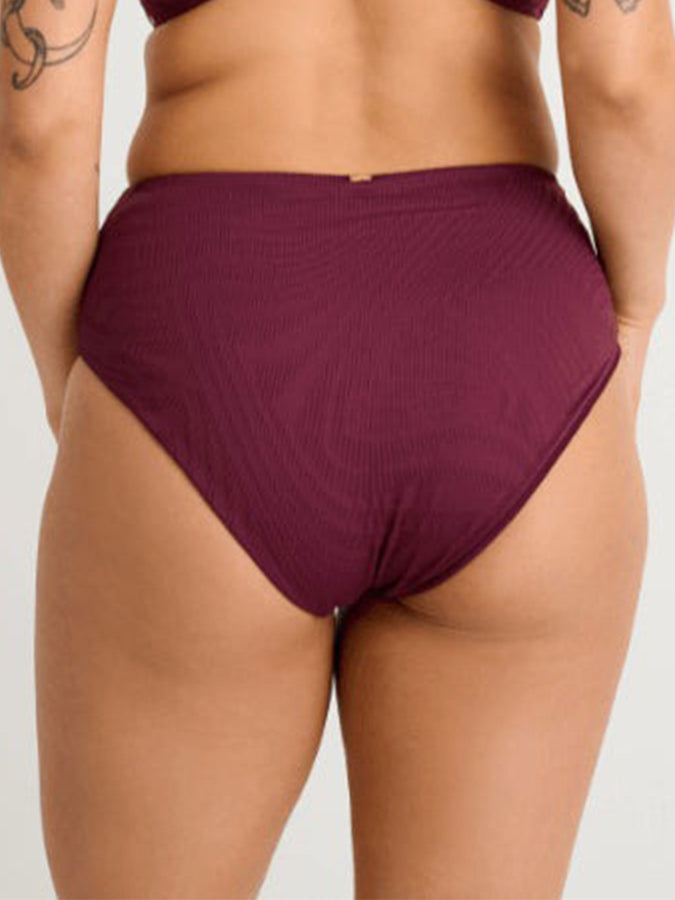 ES Black Cherry High Retro Bikini Bottom Spring 2026 | BLACK CHERRY