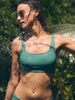 ES Frost Green Recycled Rib Open Back Bikini Top Summer 2026