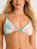 ES Tropical Splash Triangle Double Strap Bikini Top Summer 26