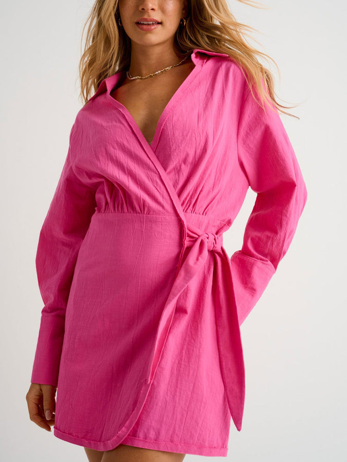 Everyday Sunday Resort Wrap Cover-Up Spring 2026 | BRIGHT FUSHIA