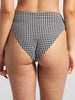 ES Gingham Texture High Leg Retro Bikini Bottom Summer 2026