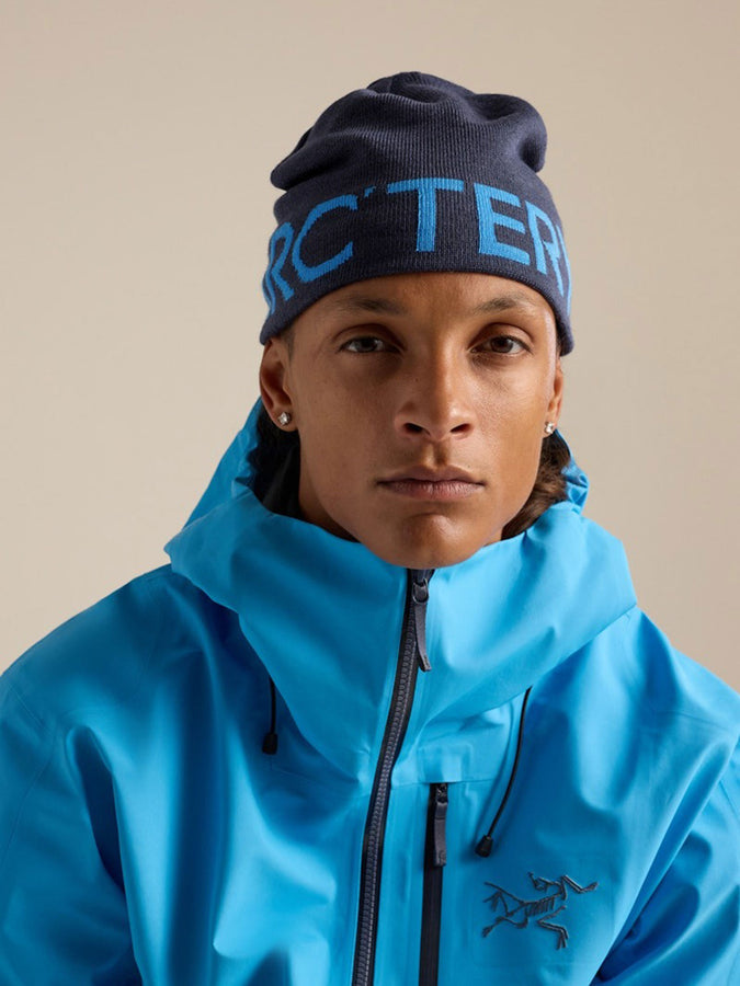 Arc'teryx Word Head Beanie | BLACK SAPPHIRE/AQUA