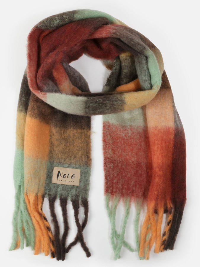 Nana The Brand Geneve Scarf | MULTI BURGUNDY