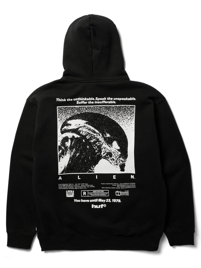 Huf x Alien Fossilized Hoodie Holiday 2026 | BLACK