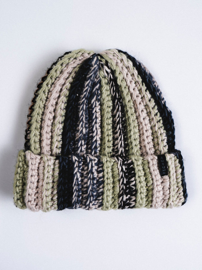 Autumn Patchwork Beanie | SAND